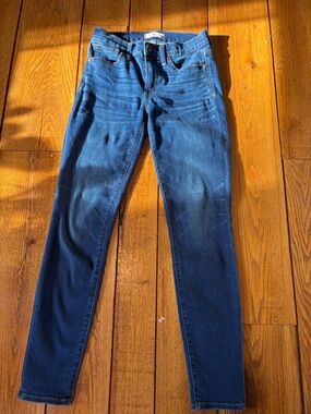 Madewell High Rise Skinny Jeans Size 25 Medium Wash Minimalist Classic Denim